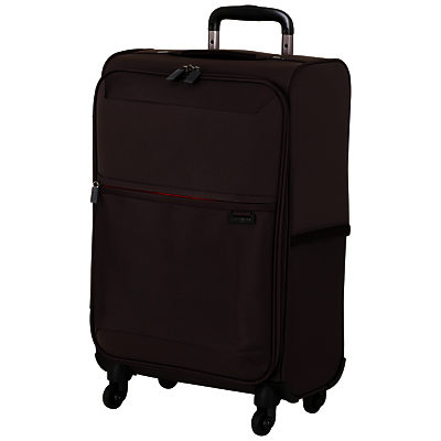 Samsonite Short-Lite 4-Wheel 55cm Cabin Suitcase, Grey Samsonite Short-Lite 4-Wheel 55cm Cabin Suitcase, Grey